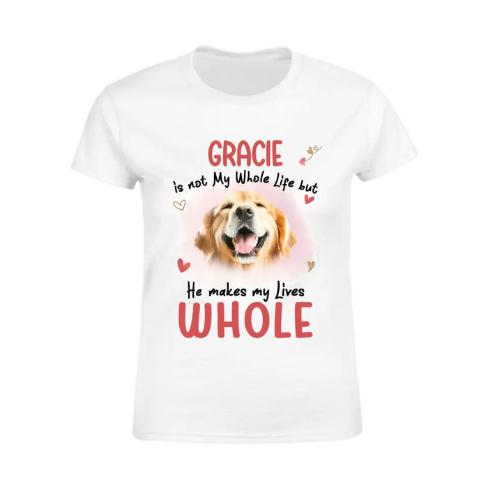 Dogs are not our whole life but - Personalized T-Shirt - Gift For Dog Lovers TS - TT3625