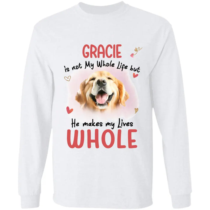 Dogs are not our whole life but - Personalized T-Shirt - Gift For Dog Lovers TS - TT3625