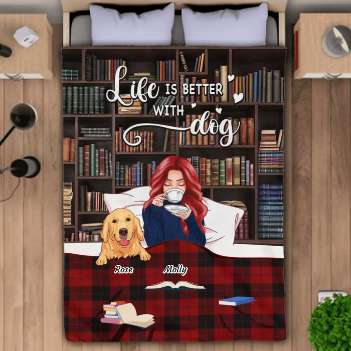 This is our Life, our story, our Home - Personalized Blanket - Dog Lovers B - TT3555