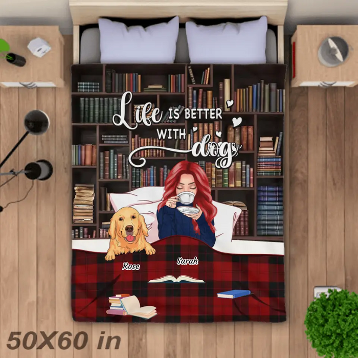 This is our Life, our story, our Home - Personalized Blanket - Dog Lovers B - TT3555