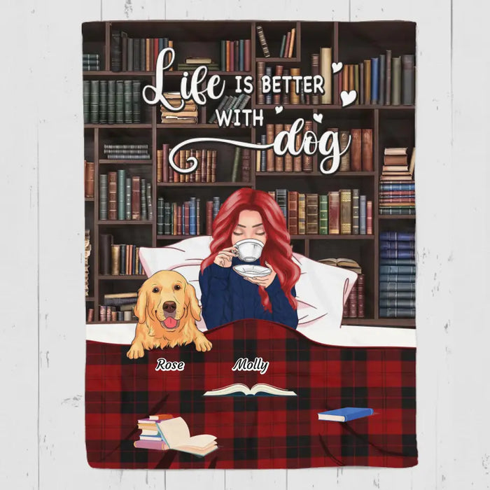 This is our Life, our story, our Home - Personalized Blanket - Dog Lovers B - TT3555