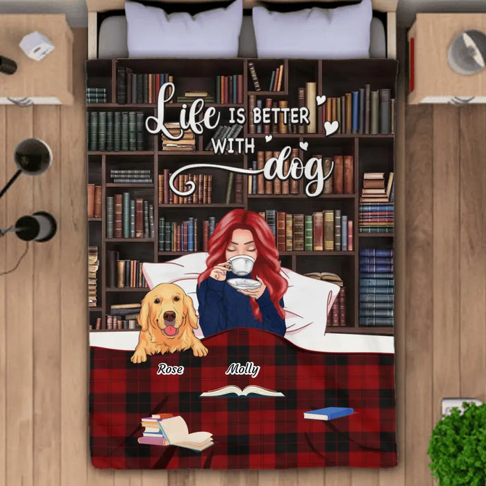 This is our Life, our story, our Home - Personalized Blanket - Dog Lovers B - TT3555