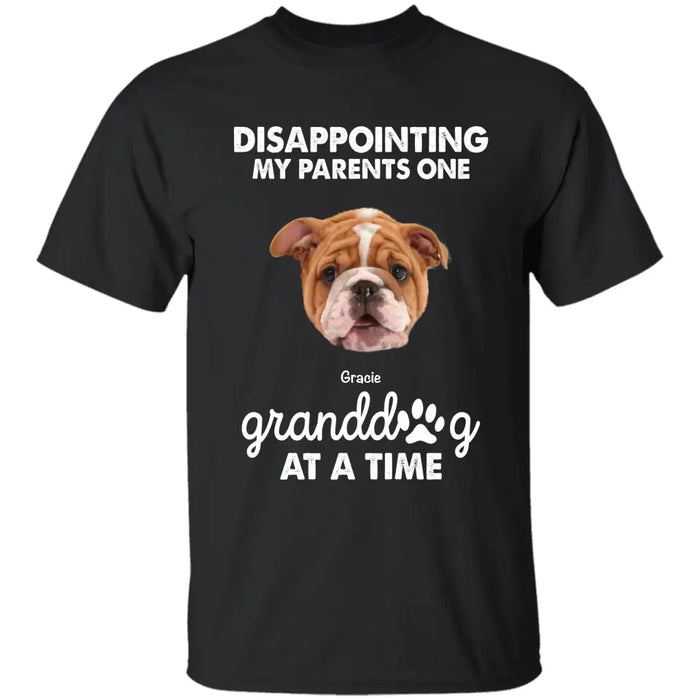 Disappointing My Parents One Granddog At A Time  Personalized T-Shirt TS - PT3632