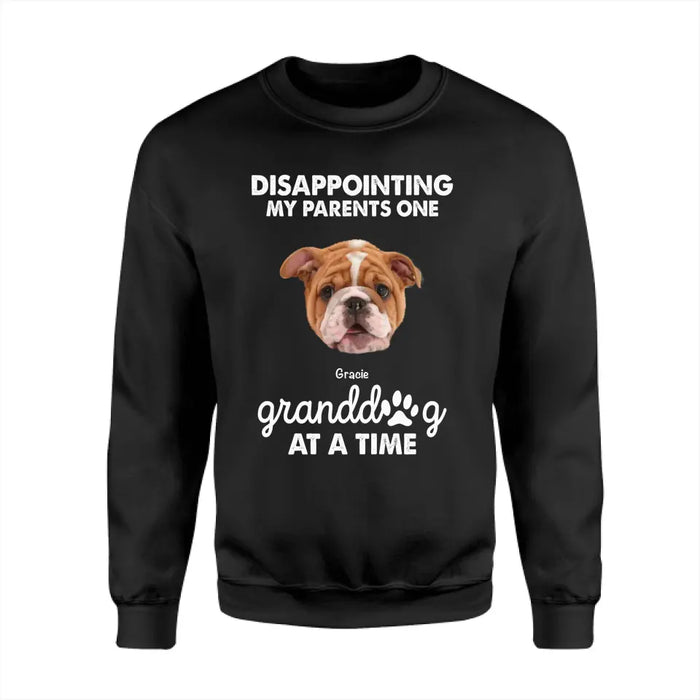 Disappointing My Parents One Granddog At A Time  Personalized T-Shirt TS - PT3632