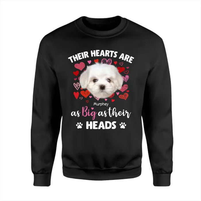 Their Hearts Are As Big As Their Heads - Personalized T-Shirt - Dog Lovers TS - TT3633