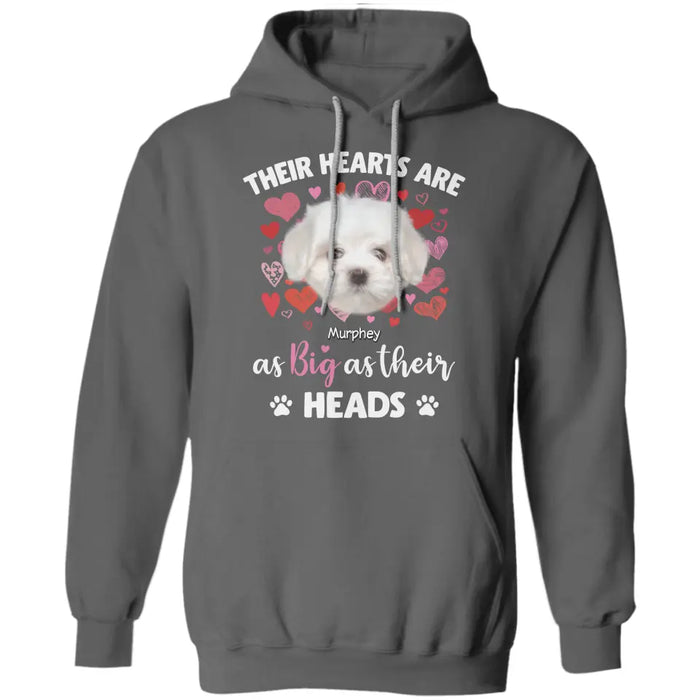 Their Hearts Are As Big As Their Heads - Personalized T-Shirt - Dog Lovers TS - TT3633