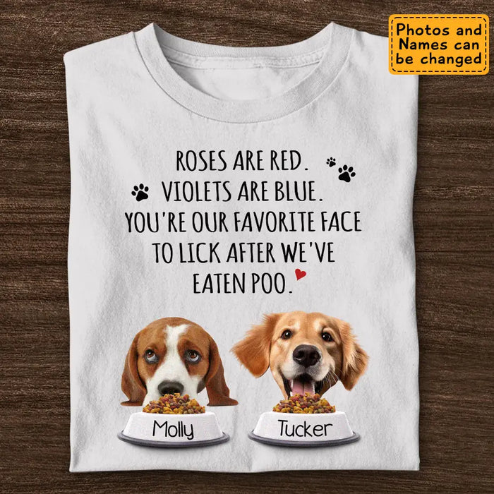 After We've Eaten Poo - Personalized T-Shirt - Dog Lovers TS - TT3590