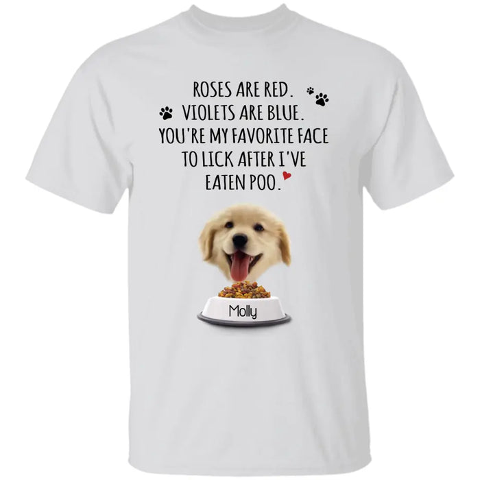 After We've Eaten Poo - Personalized T-Shirt - Dog Lovers TS - TT3590