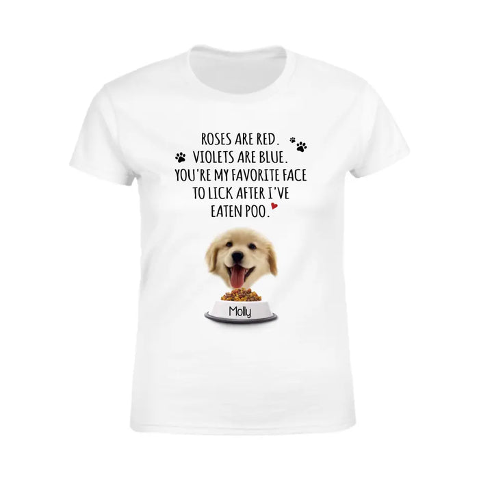 After We've Eaten Poo - Personalized T-Shirt - Dog Lovers TS - TT3590