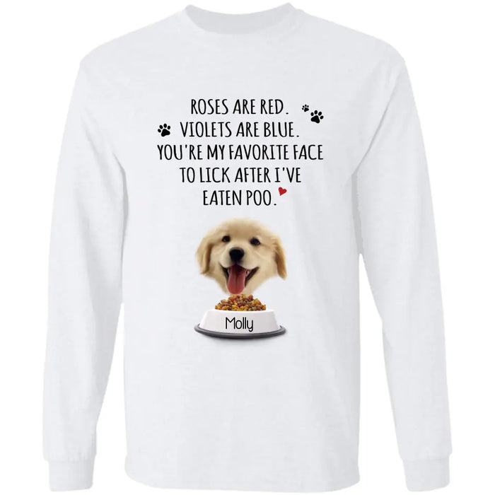 After We've Eaten Poo - Personalized T-Shirt - Dog Lovers TS - TT3590