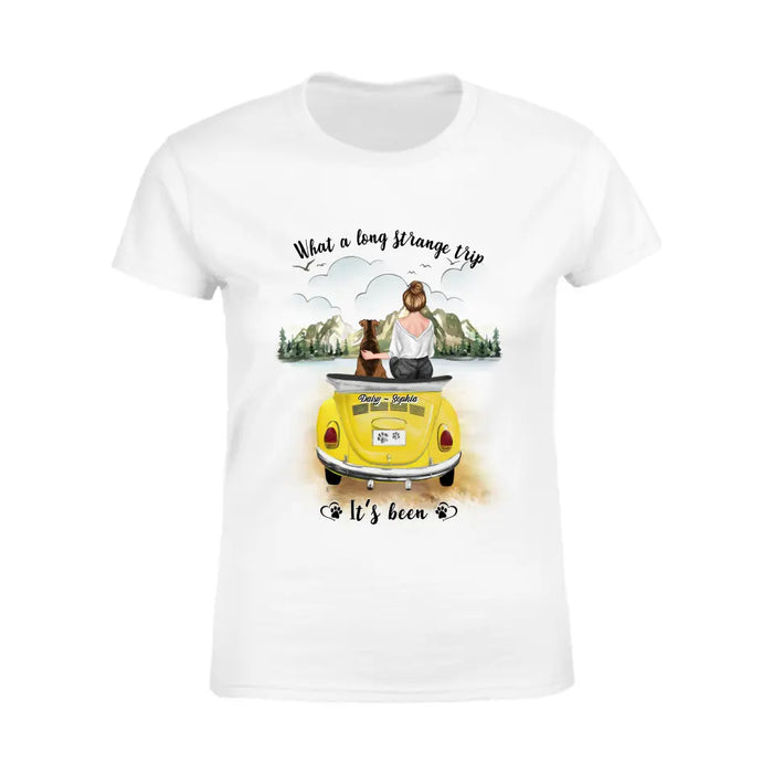 What a long strange trip - Personalized T-Shirt - Dog Lovers TS - TT3602