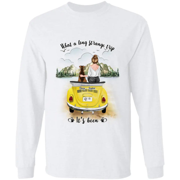 What a long strange trip - Personalized T-Shirt - Dog Lovers TS - TT3602