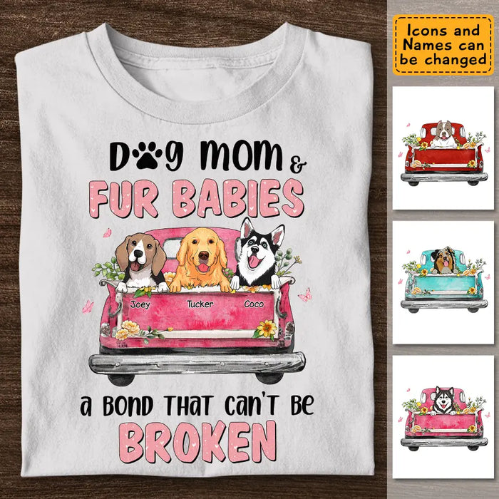 Dog Mom Fur Babies - Personalized T-Shirt - Dog Lovers TS - TT3413