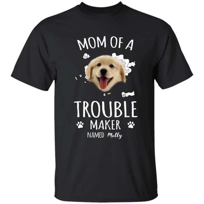 Dad Mom Of A Trouble Maker Personalized T-Shirt TS - PT3647