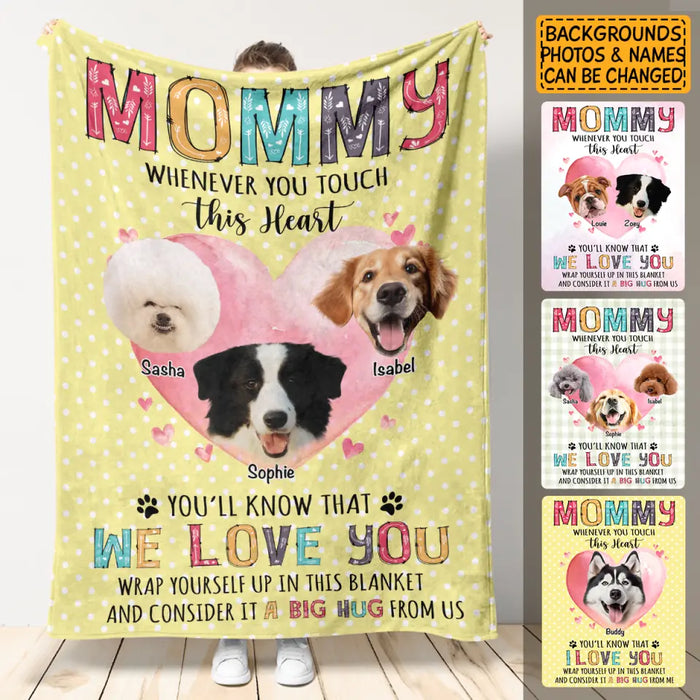 A Big Hug From Us - Personalized Blanket - Dog Lovers B - TT3553