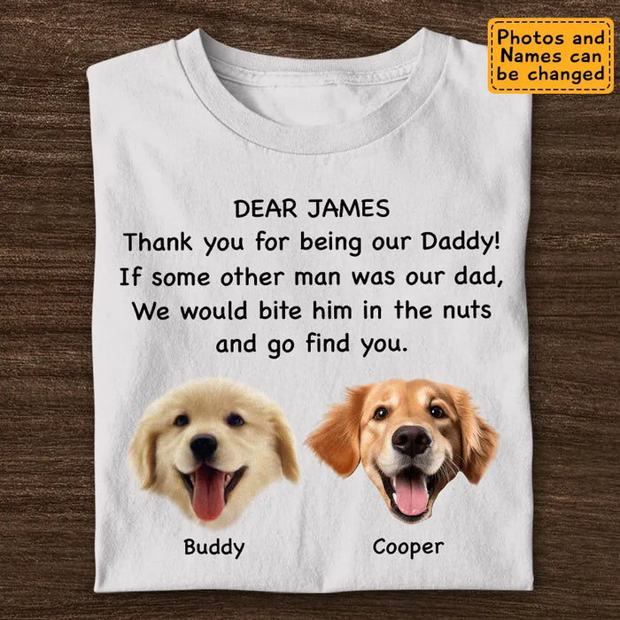 Thank You Being Daddy Personalized T-Shirt TS - PT3664