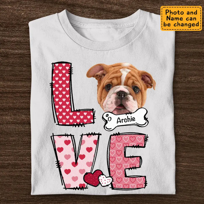 Love Dog Personalized T-Shirt TS - PT3665