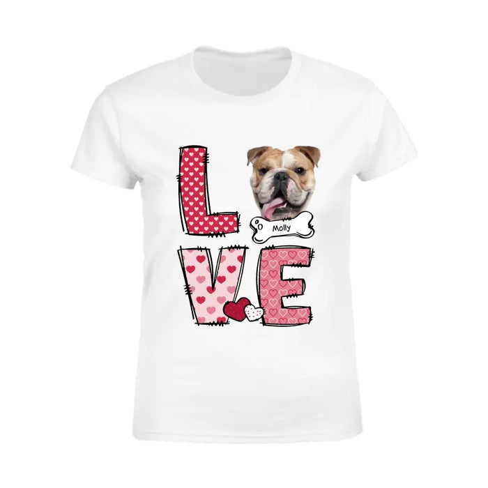 Love Dog Personalized T-Shirt TS - PT3665