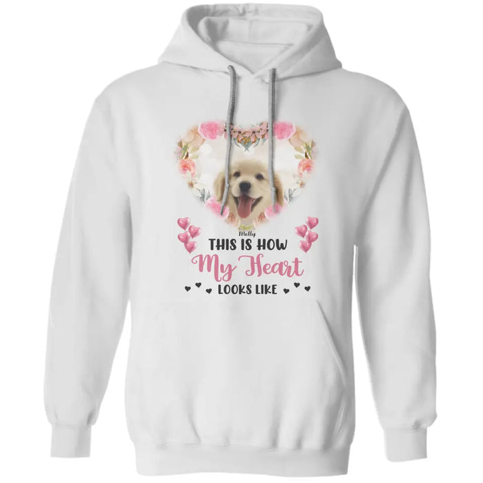 This is how my Heart look like - Personalized T-Shirt - Dog Lovers TS - TT3677