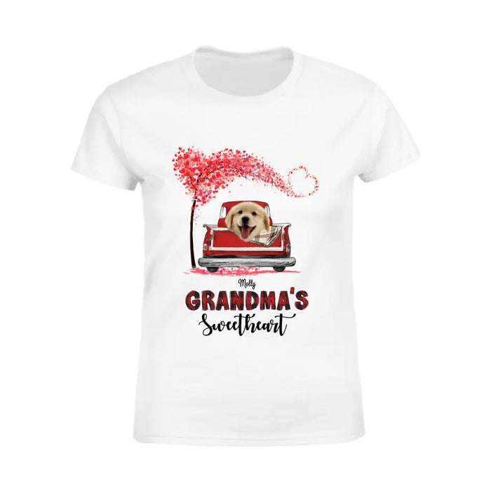 Grandma's Sweethearts  - Personalized T-Shirt - Dog Lovers TS - TT3652