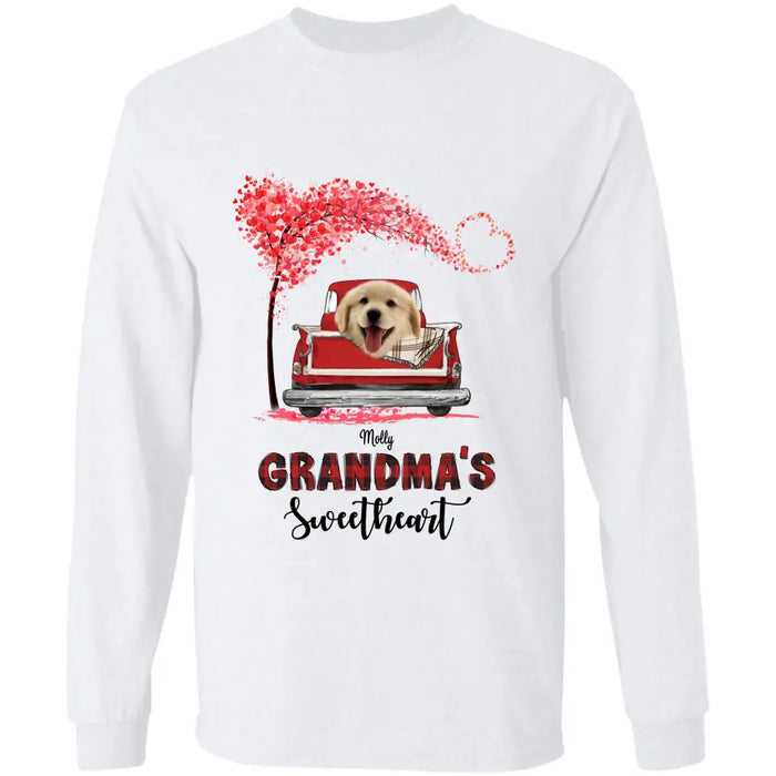 Grandma's Sweethearts  - Personalized T-Shirt - Dog Lovers TS - TT3652