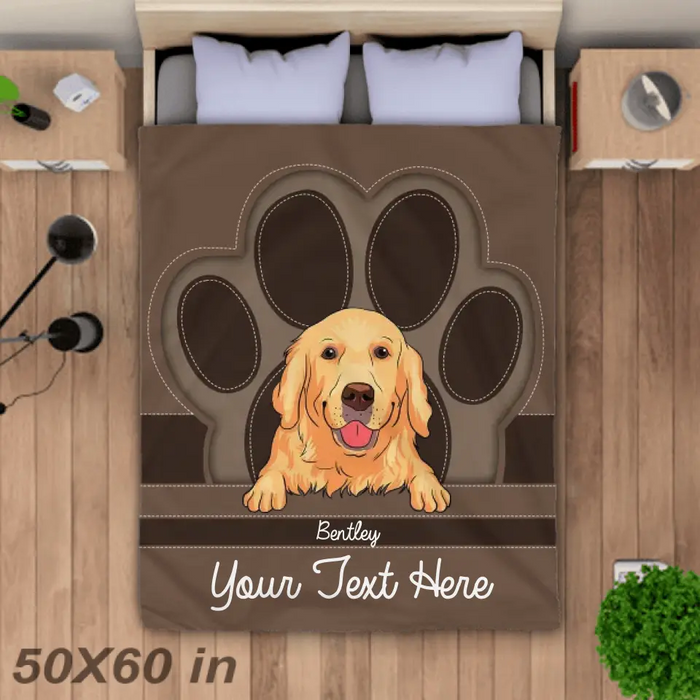 Custom Dog Blanket - Personalized Blanket - Dog Lovers B - TT3582