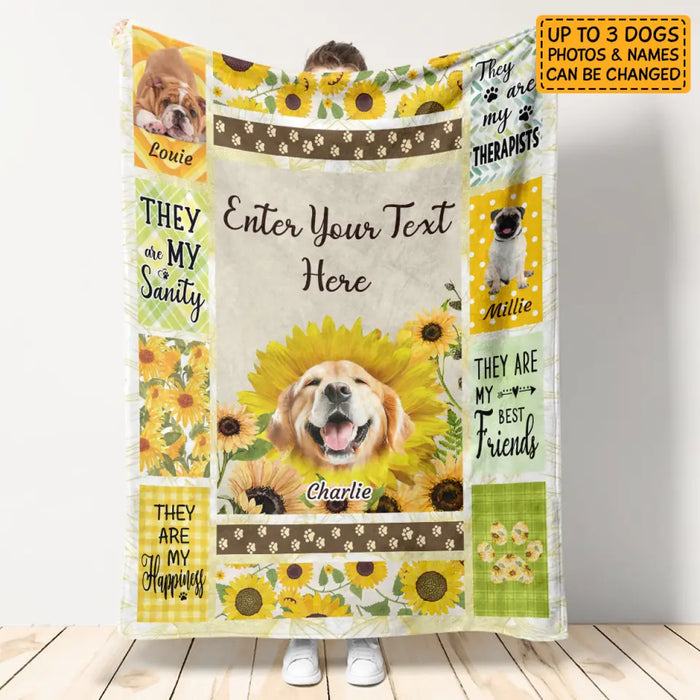 Dog Mom - Personalized Blanket - Dog Lovers B - TT3520