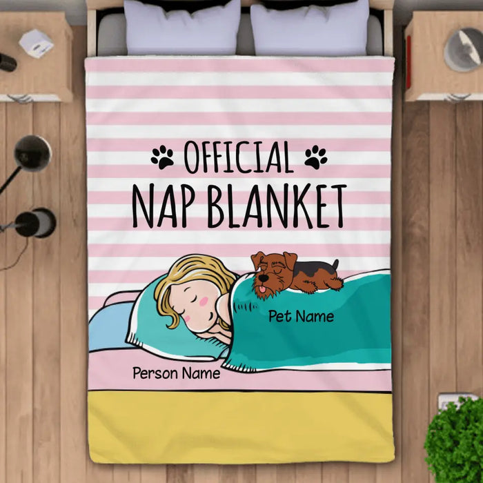 Official Nap Blanket Dog, Cat Personalized Blanket BK-GH01