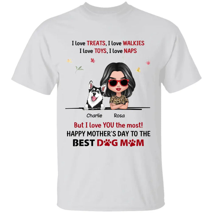 Best Dog Mom - Personalized T-Shirt - Dog Lovers TS - TT3685