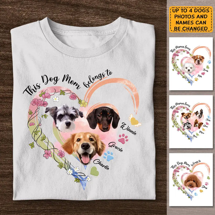Dog Mom - Personalized T-Shirt - Dog Lovers TS - TT3663