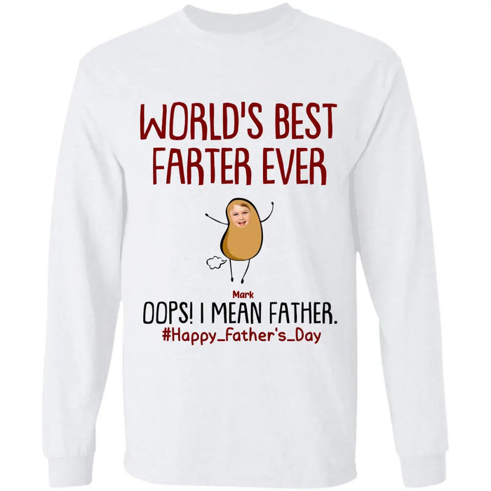 World's Best Farter - Personalized T-Shirt - Gift For Father TS - TT3721