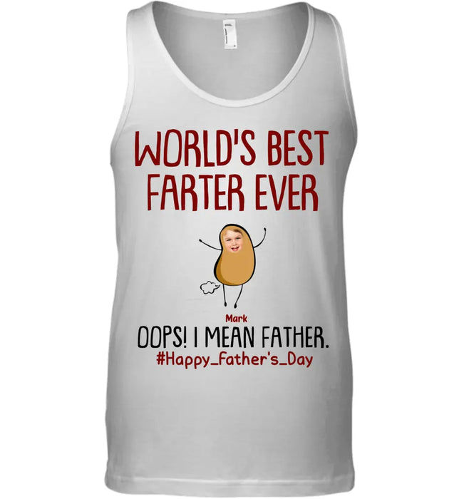 World's Best Farter - Personalized T-Shirt - Gift For Father TS - TT3721