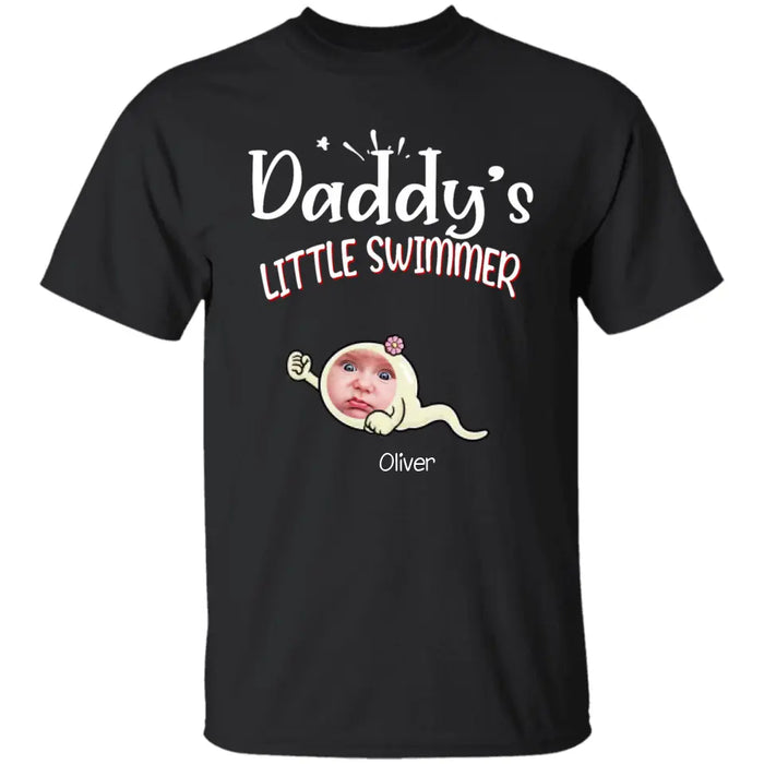 Daddy's Little Swimmers - Personalized T-Shirt - Gift For Father's Day TS - TT3737