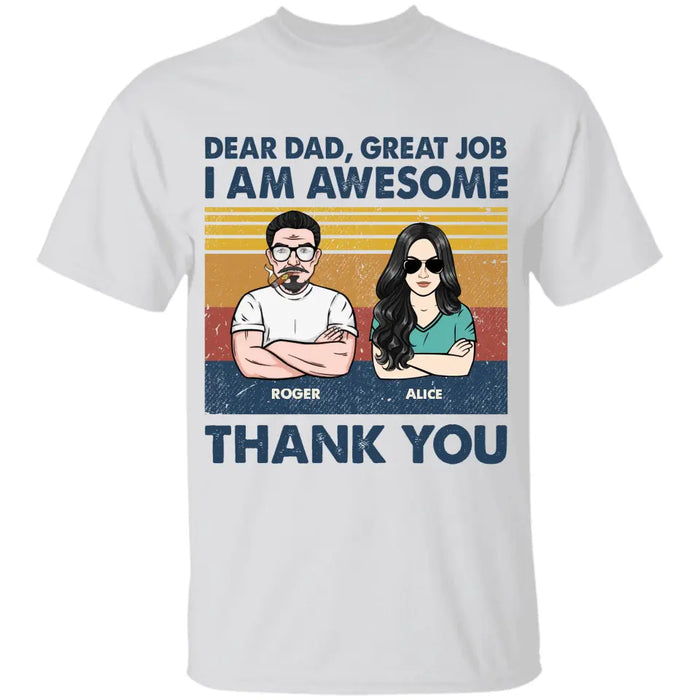 Dear Dad - Personalized - Apparel - Gift For Father TS-TT2967