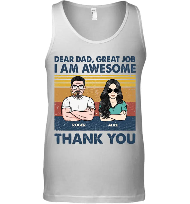 Dear Dad - Personalized - Apparel - Gift For Father TS-TT2967