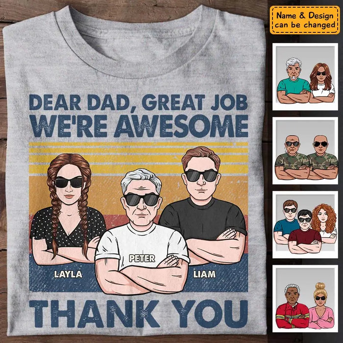 Dear Dad - Personalized - Apparel - Gift For Father TS-TT2967