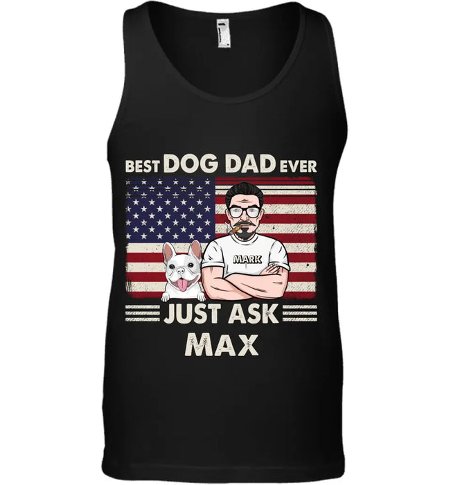 Best Dog Dad Personalized T-Shirt TS-TT2978