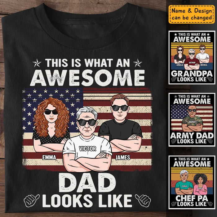 Awesome Dad Personalized T-Shirt TS-TT2988