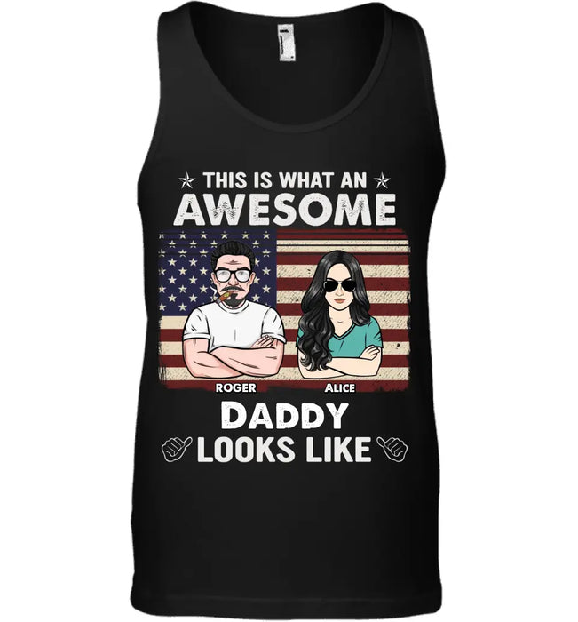 Awesome Dad Personalized T-Shirt TS-TT2988