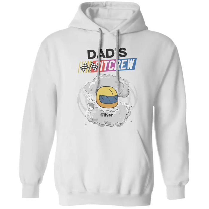 Dad's Pit Crew - Personalized T-Shirt - Gift For Father TS - TT3712