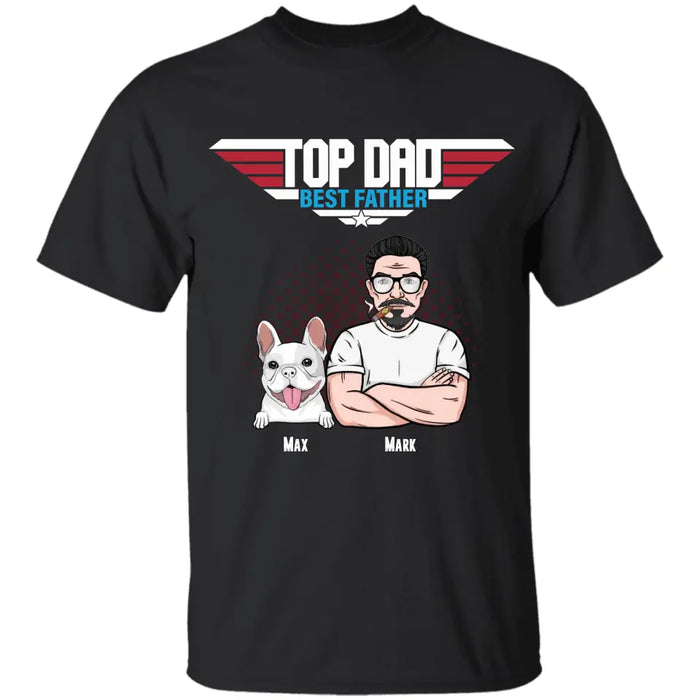 Top Dad Best Father - Personalized T-Shirt - Gift For Father's Day TS - PT3767