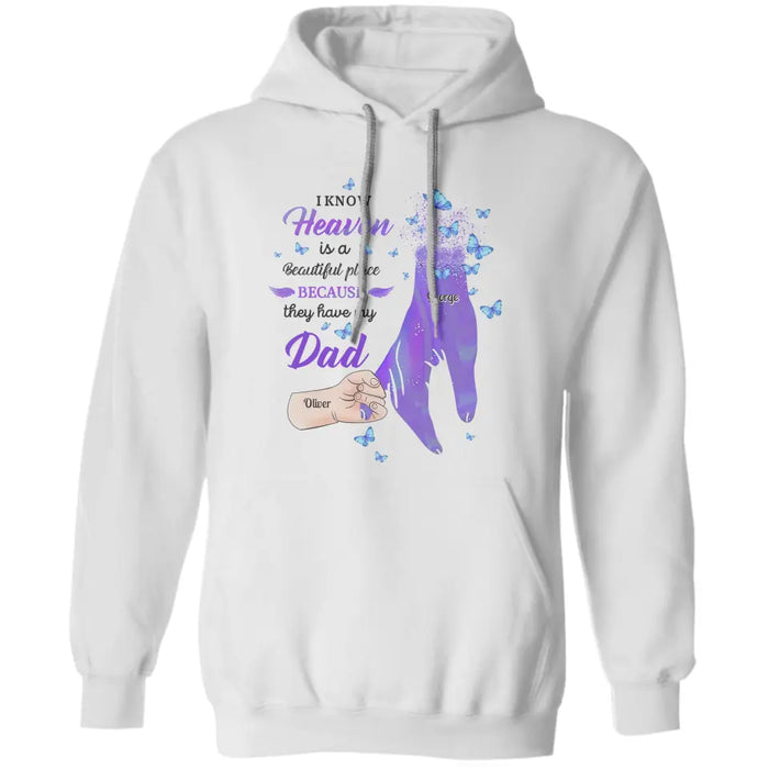 Dad in Heaven - Personalized T-Shirt - Gift For Father's Day TS - TT3759