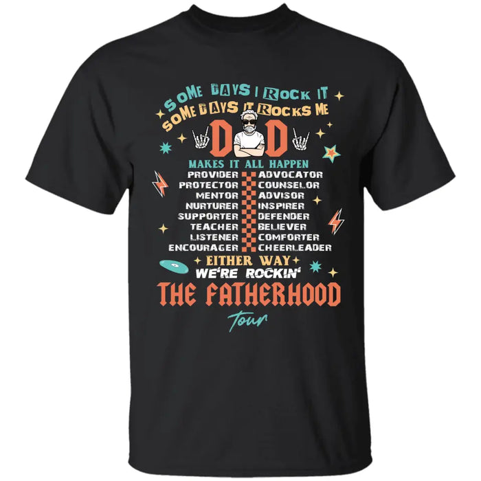 The Father Hood Tour - Personalized T-Shirt - Gift For Father's Day TS - PT3792