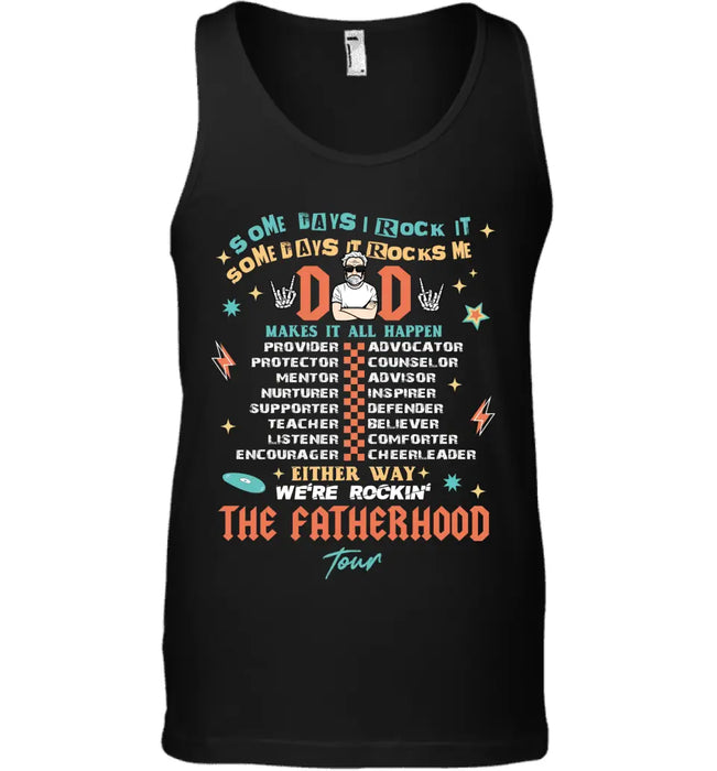 The Father Hood Tour - Personalized T-Shirt - Gift For Father's Day TS - PT3792