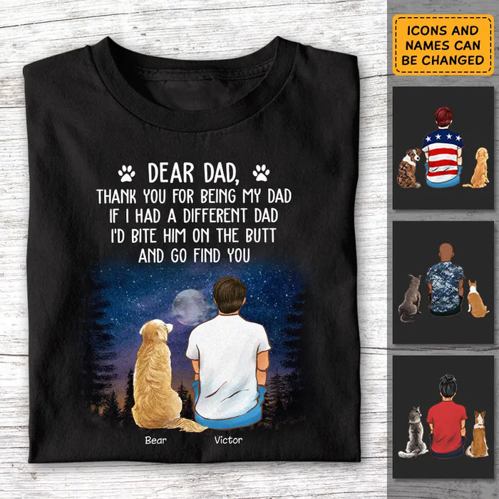 Bite The Butt - Personalized T-Shirt - Gift For Father's Day TS - PT3796