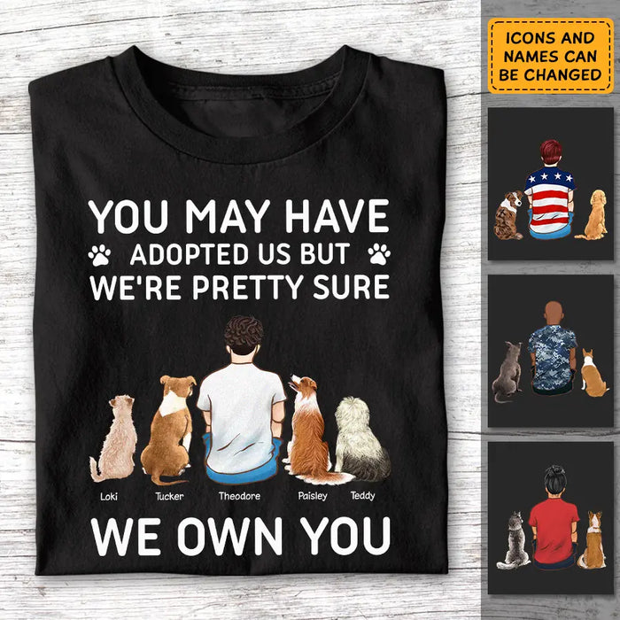 You May Have Adopted Us - Personalized T-Shirt - Gift For Father's Day TS - PT3813