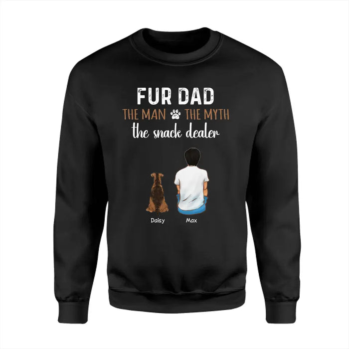 Fur Dad The Man The Myth The Snack Dealer - Personalized T-Shirt - Gift For Father's Day TS - PT3823