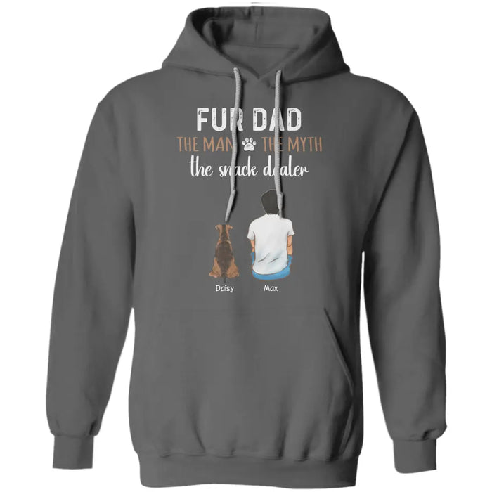 Fur Dad The Man The Myth The Snack Dealer - Personalized T-Shirt - Gift For Father's Day TS - PT3823