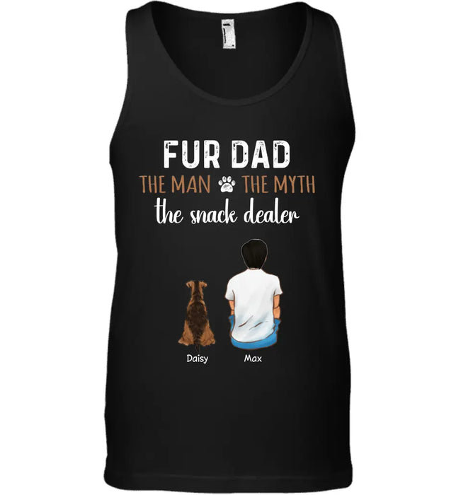 Fur Dad The Man The Myth The Snack Dealer - Personalized T-Shirt - Gift For Father's Day TS - PT3823