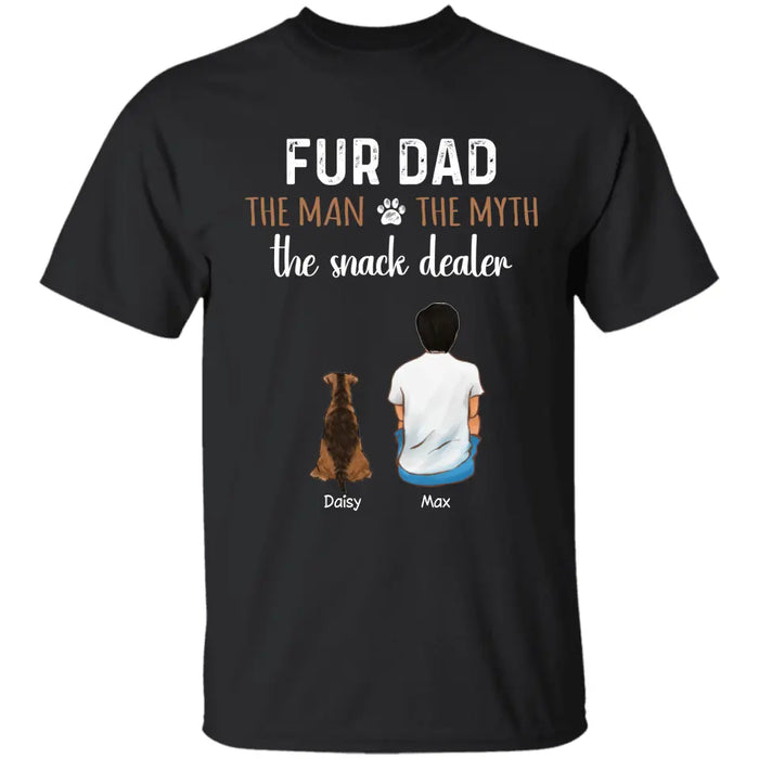 Fur Dad The Man The Myth The Snack Dealer - Personalized T-Shirt - Gift For Father's Day TS - PT3823